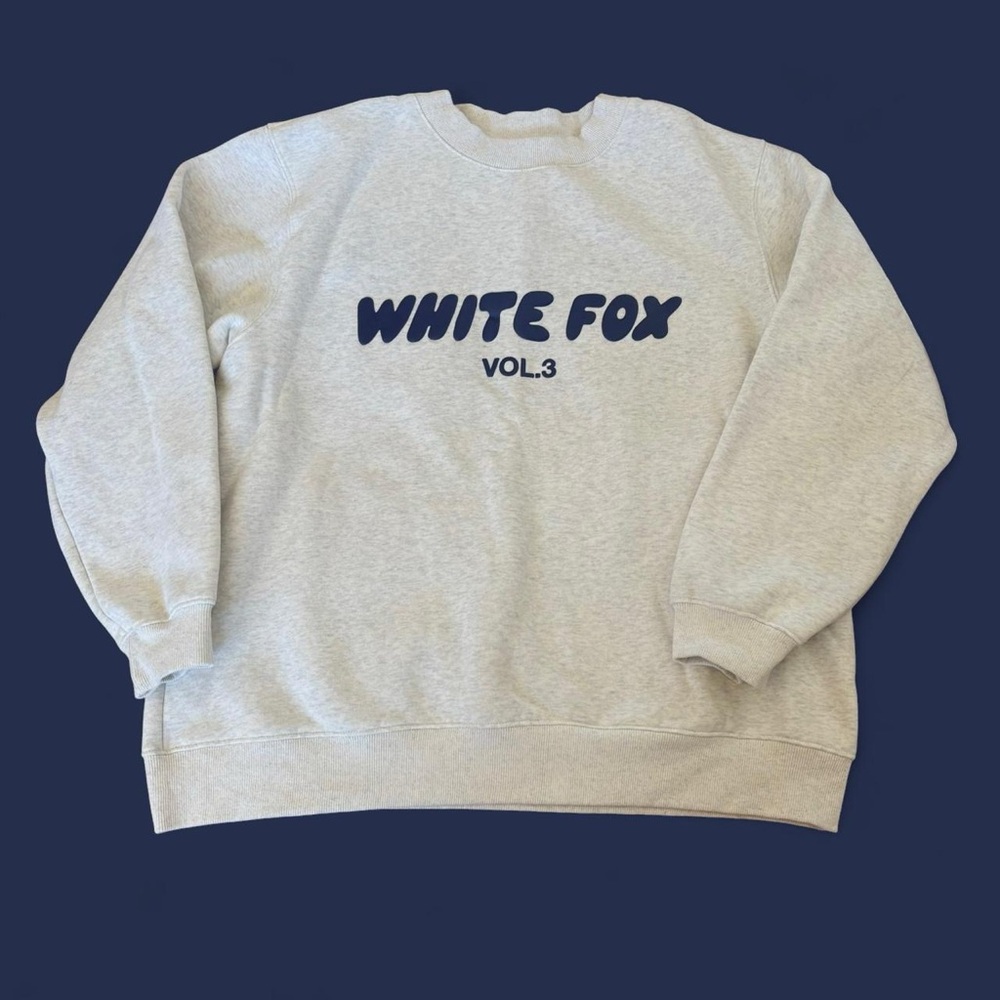 SOLD White Fox Boutique Gray Sweatshirt